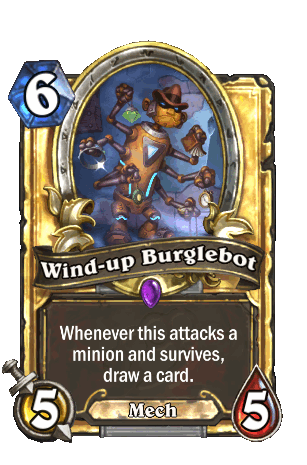 Wind-up Burglebot