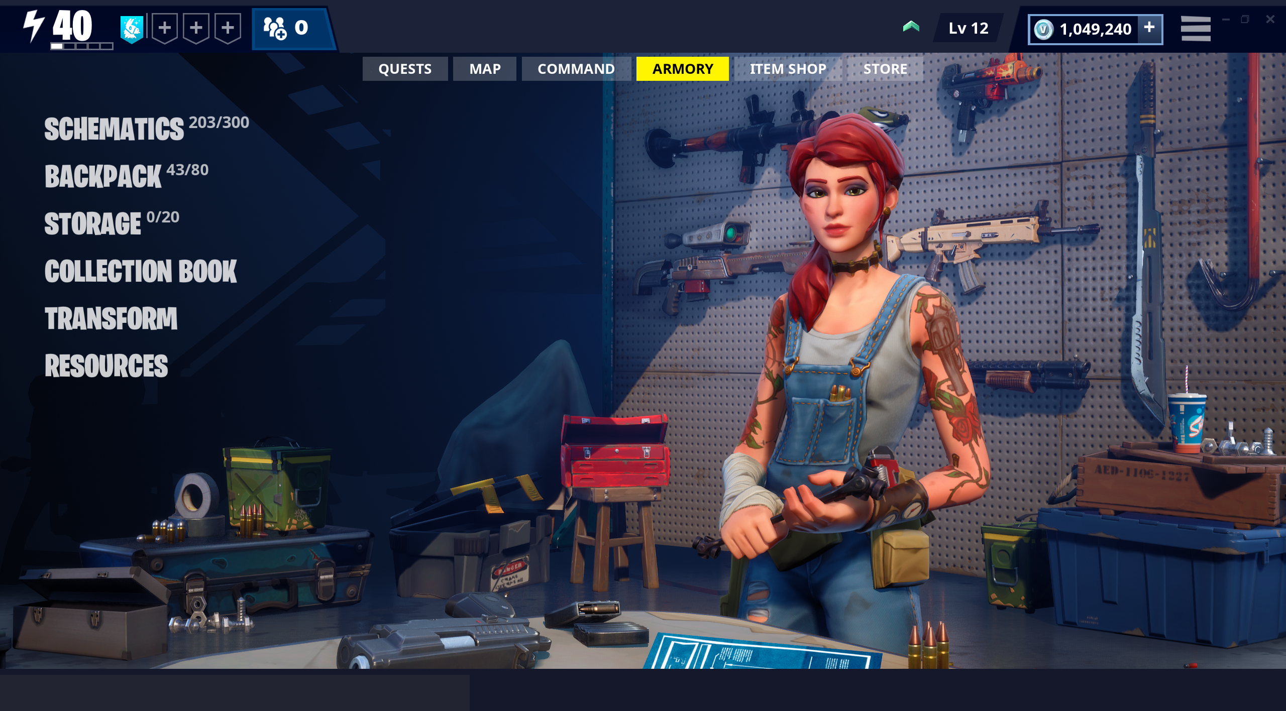 right click view image for full resolution - fortnite armory slot