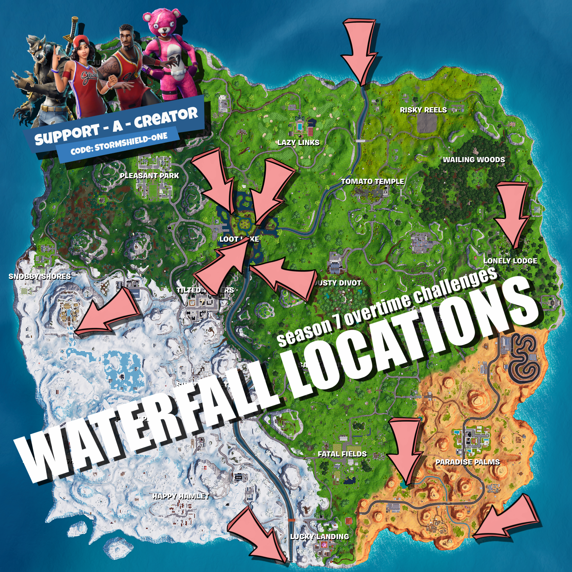 Fortnite Battle Royale Overtime Challenge Maps Fortnite News And - right click view image for full resolution