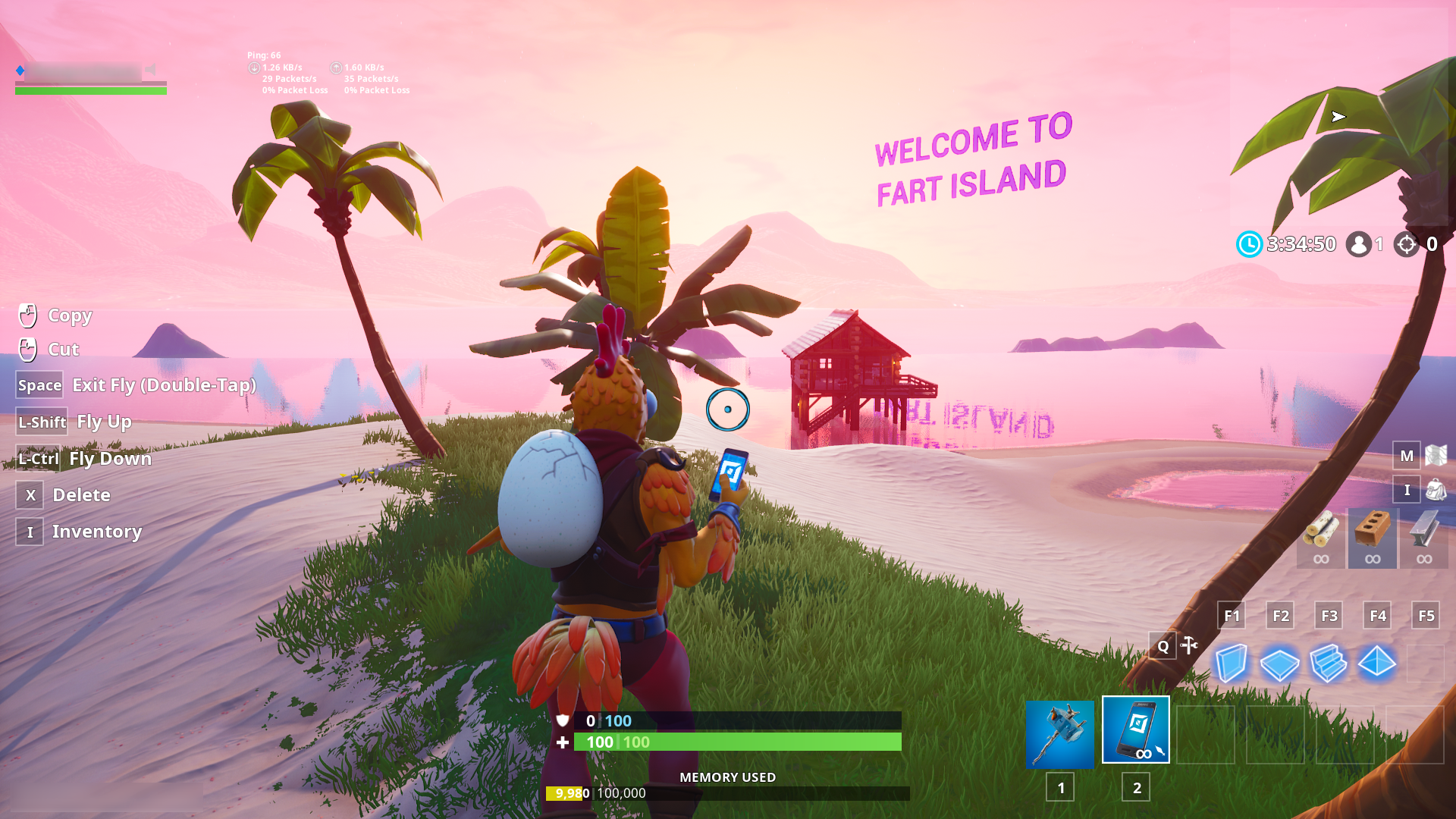 fortnite creative mode v8 10 adds more of everything fortnite news and statistics ss1 - fortnite show ping and packet loss
