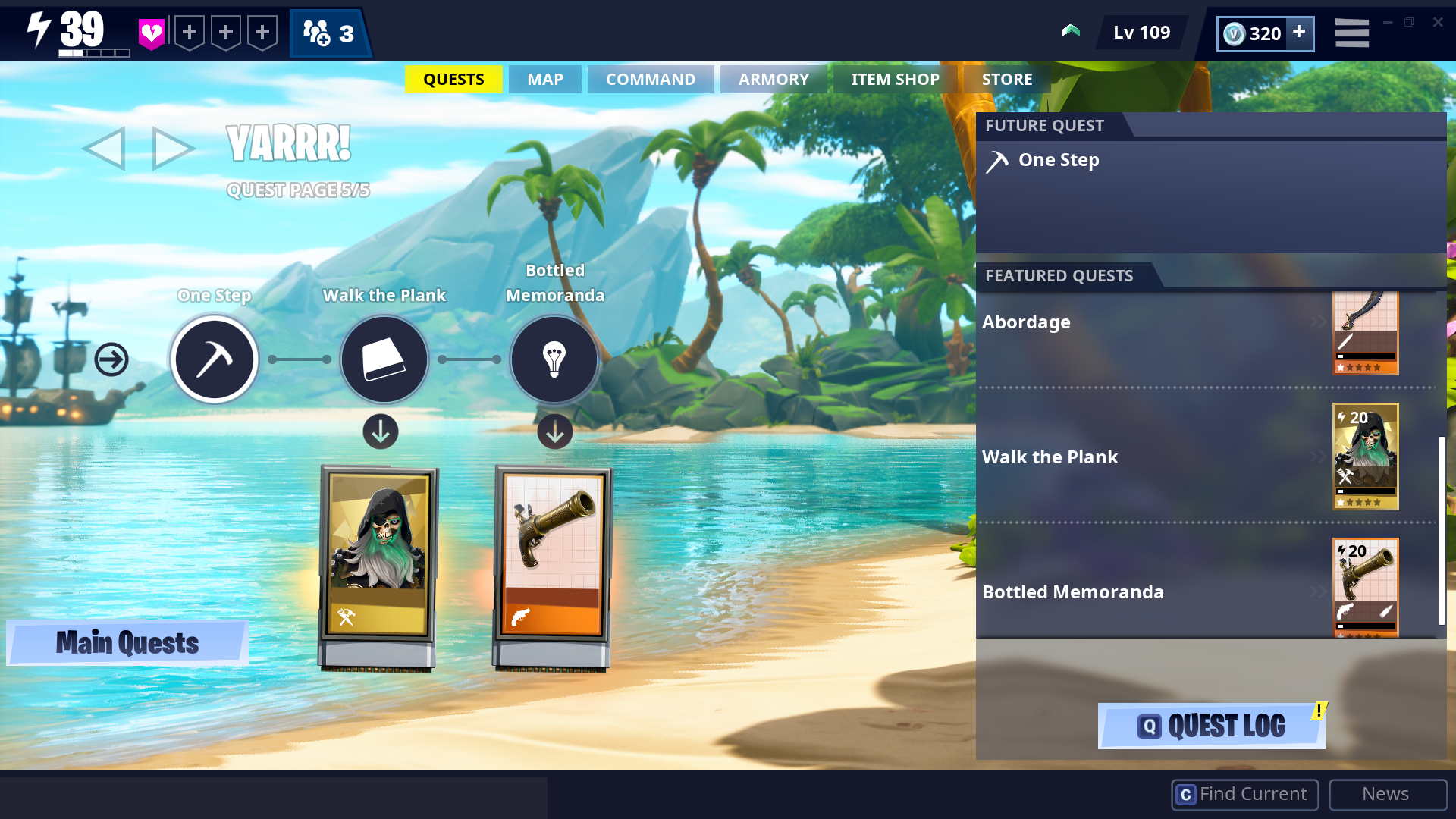 shiver your timbers in save the world v8 20 fortnite news and statistics ss1 - fortnite save the world pirate event rewards